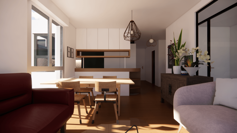 Rénovation partielle d'un appartement de 90m² à Paris 14ème arrondissement