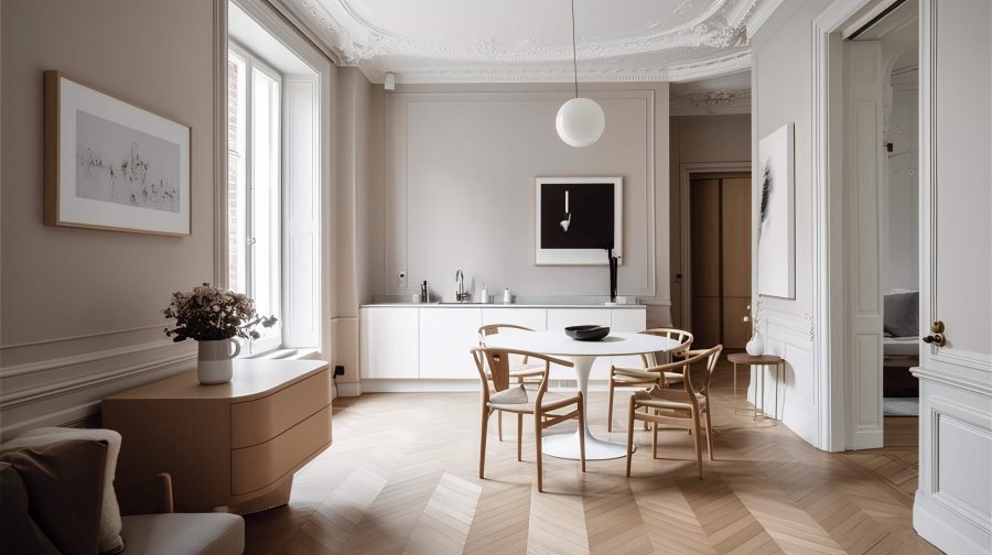 Rénovation d'un appartement haussmanien de 120m² à Paris 7 ème