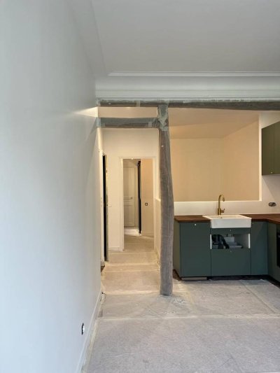 Rénovation complète d’un appartement haussmannien de 35 m² Paris 13 ème arrondissement
