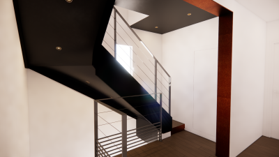 Rénovation partielle d'un étage et de l'escalier d’une maison de 60m² à Colombes