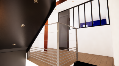 Rénovation partielle d'un étage et de l'escalier d’une maison de 60m² à Colombes