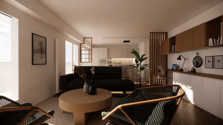 Rénovation complète d'un appartement de 97m² à Paris 15ème arrondissement