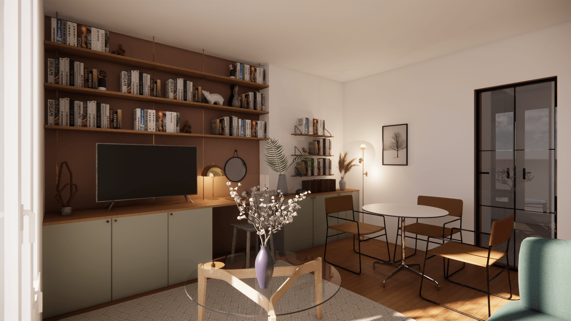 Rénovation complète d'un appartement trois pièces de 65m² à Issy-les-Moulineaux